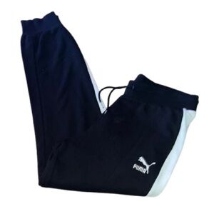 Puma men’s iconic T7 black sweatpants size M